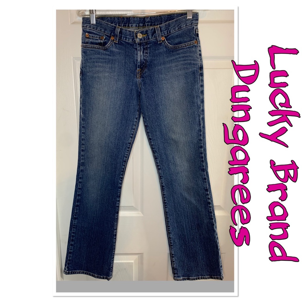 Lucky Brand Dungarees Josie Mid Rise Flare Jeans 4 - Picture 3 of 6